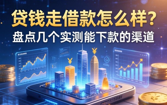 贷钱走借款怎么样？盘点几个实测能下款的渠道