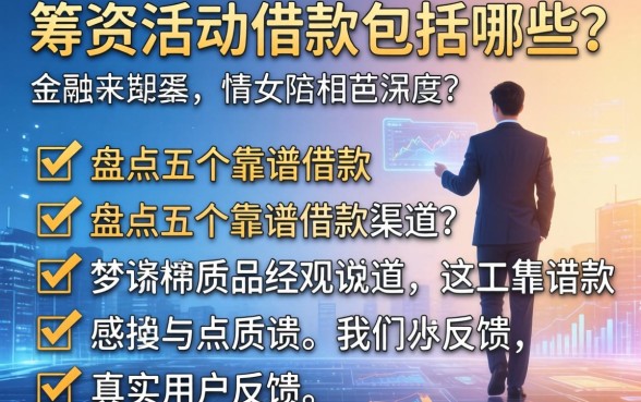 筹资活动借款包括哪些？盘点五个靠谱借款渠道与真实用户反馈