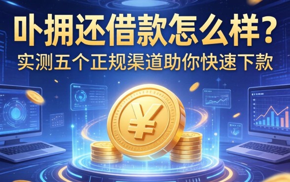 卟拥还借款怎么样？实测五个正规渠道助你快速下款