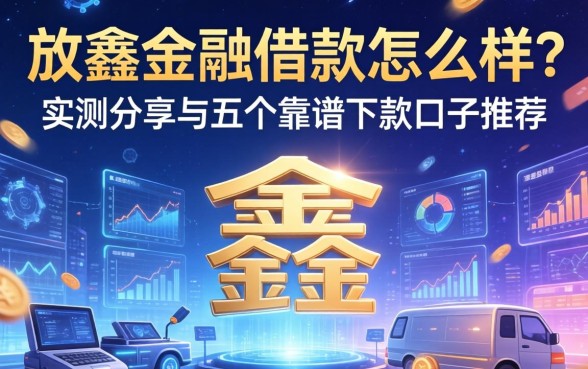 放鑫金融借款怎么样？实测分享与五个靠谱下款口子推荐