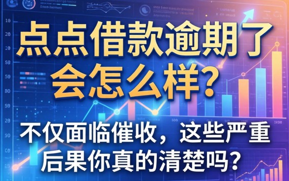点点借款逾期了会怎么样？不仅面临催收，这些严重后果你真的清楚吗？