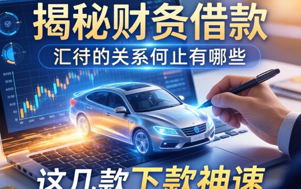 揭秘财务借款和汇款的关系有哪些，这几款下款神速
