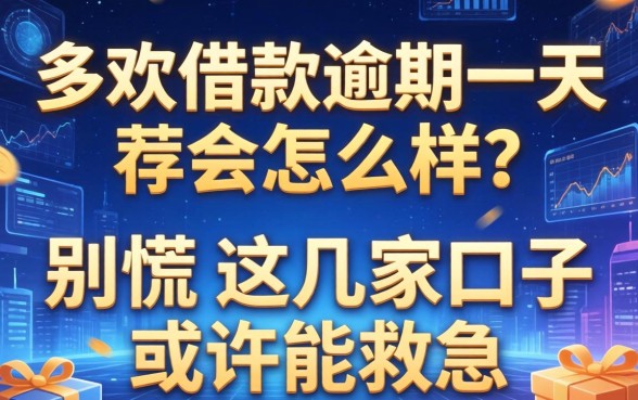 max借款逾期一天会怎么样？别慌，这几家口子或许能救急