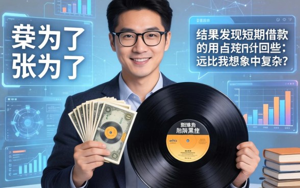 我为了买那张绝版黑胶唱片借了钱，结果发现短期借款的用途有哪些远比我想象中复杂