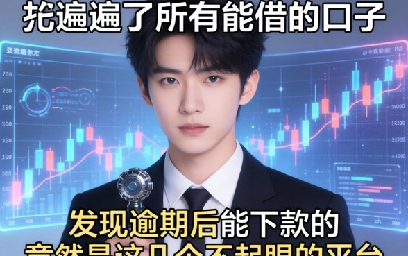 我翻遍了所有能借的口子，发现逾期后能下款的竟然是这几个不起眼的平台
