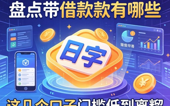 盘点带日字的借款软件有哪些，这几个口子门槛低到离谱