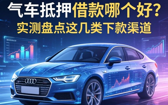 车辆抵押借款哪个好？实测盘点这几类下款渠道