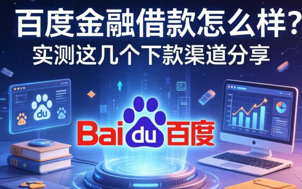 百度金融借款怎么样?实测这几个下款渠道分享