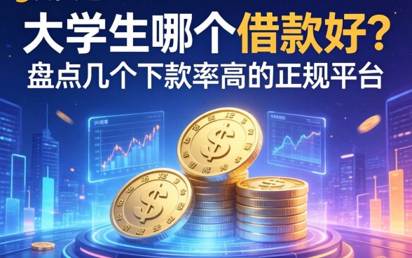 大学生哪个借款好？盘点几个下款率高的正规平台