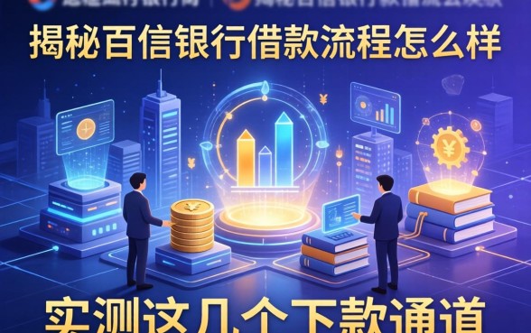 揭秘百信银行借款流程怎么样，实测这几个下款通道