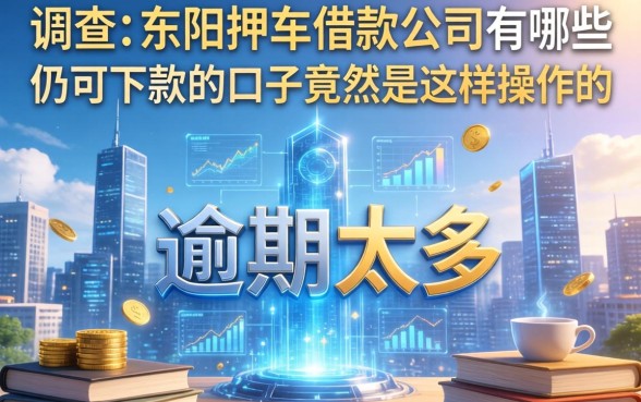 我调查了东阳押车借款公司有哪些，发现逾期太多仍可下款的口子竟然是这样操作的
