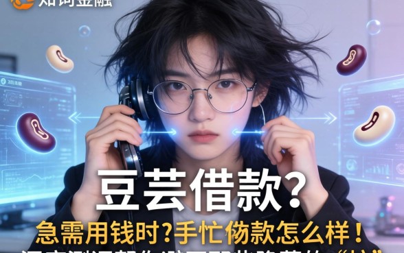 急需用钱时手忙脚乱？豆芸借款怎么样，深度测评帮你避开那些隐藏的“坑”