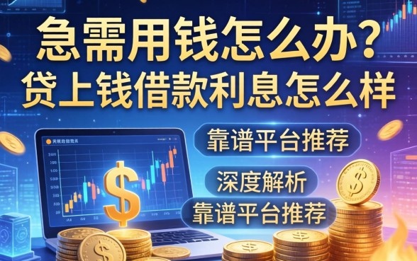 急需用钱怎么办？贷上钱借款利息怎么样？深度解析与靠谱平台推荐