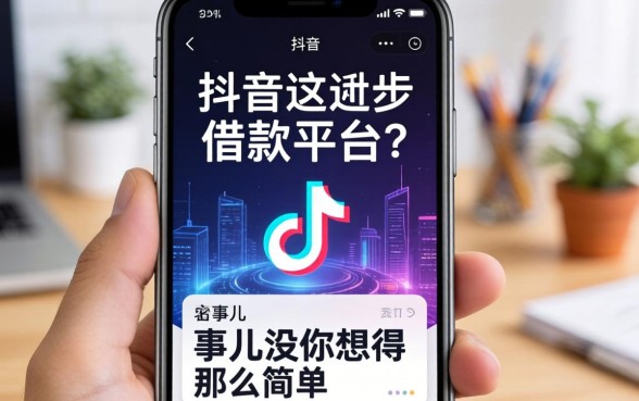 抖音里面有哪些借款平台？这事儿没你想得那么简单