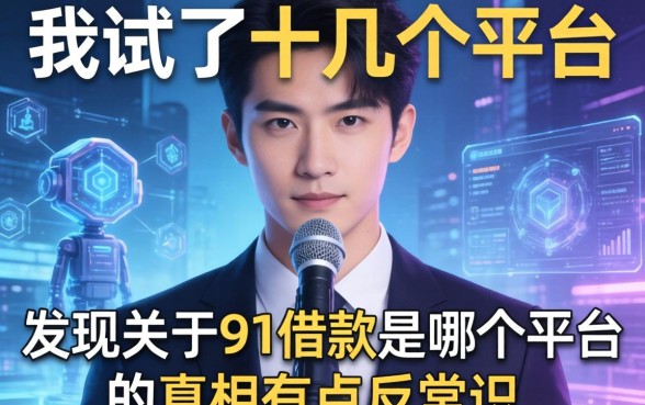 我试了十几个平台，发现关于91借款是哪个平台的真相有点反常识