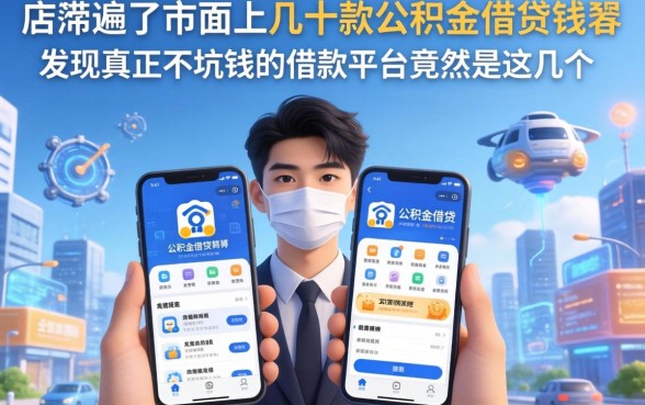 我翻遍了市面上几十款公积金借钱软件，发现真正不坑钱的借款平台竟然是这几个