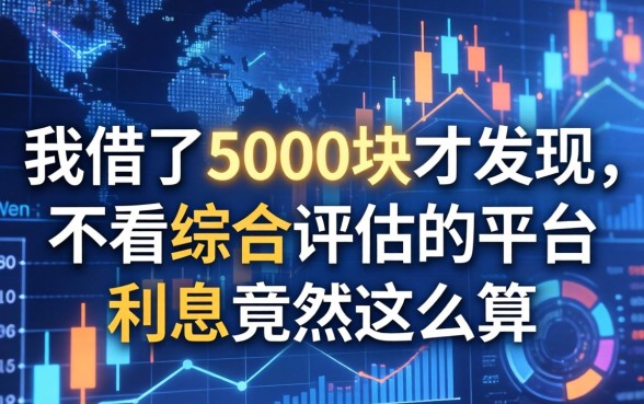 我借了5000块才发现，不看综合评估的平台利息竟然这么算