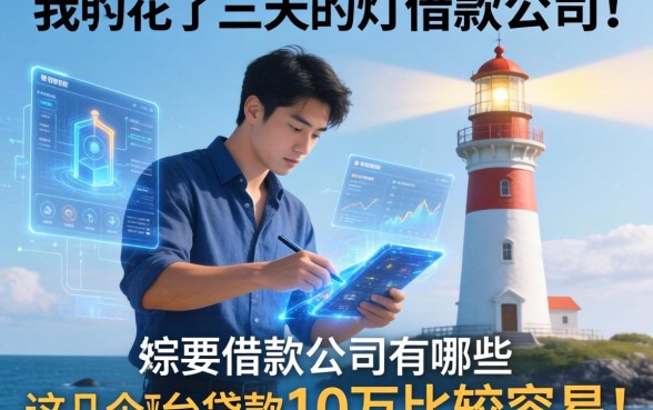 我花了三天整理的灯塔借款公司有哪些，发现这几个平台贷款10万比较容易