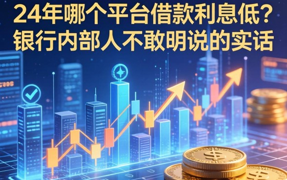 24年哪个平台借款利息低？银行内部人不敢明说的实话