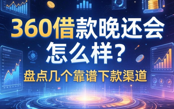 360借款晚还会怎么样？盘点几个靠谱的下款渠道