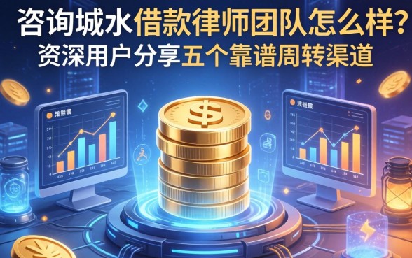 咨询城口借款律师团队怎么样？资深用户分享五个靠谱周转渠道