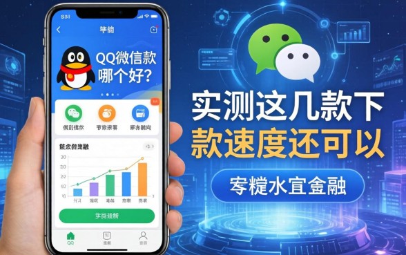 qq微信借款软件哪个好？实测这几款下款速度还可以