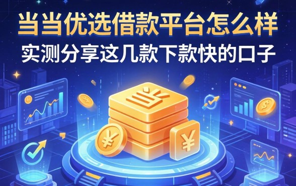 当当优选借款平台怎么样？实测分享这几款下款快的口子