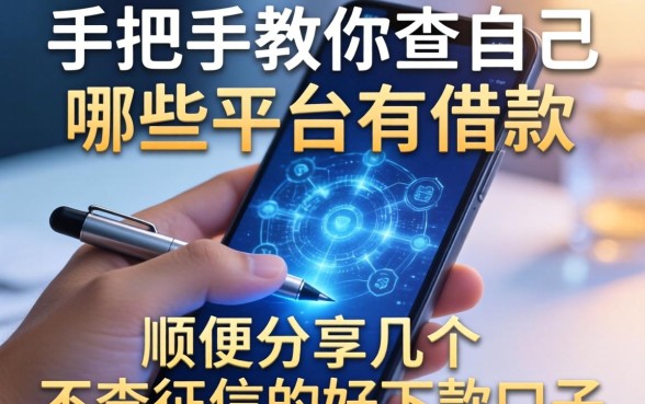手把手教你查自己哪些平台有借款，顺便分享几个不查征信的好下款口子