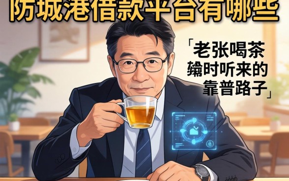 防城港借款平台有哪些？老张喝茶时听来的靠谱路子