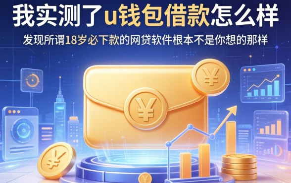 我实测了u钱包借款怎么样，发现所谓18岁必下款的网贷软件根本不是你想的那样