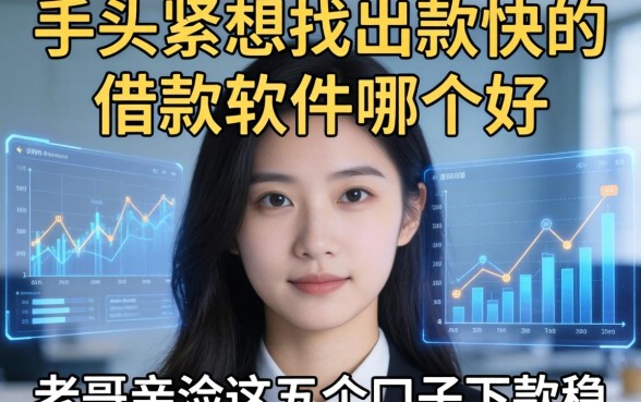 手头紧想找出款快的借款软件哪个好？老哥亲测这五个口子下款稳