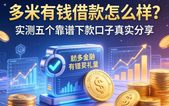 多米有钱借款怎么样？实测五个靠谱下款口子真实分享