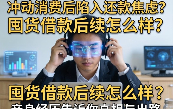 冲动消费后陷入还款焦虑？囤货借款后续怎么样？亲身经历告诉你真相与出路