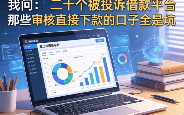 我翻了二十个被投诉的借款平台，发现那些不审核直接下款的口子全是坑