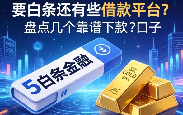 除了白条金条还有哪些借款平台？盘点几个靠谱下款的口子