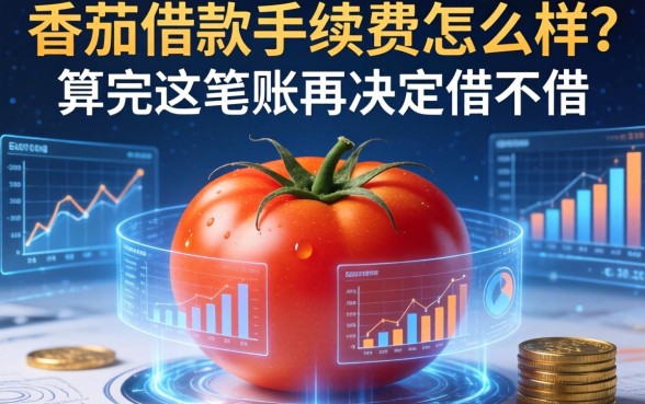 大番茄借款手续费怎么样？算完这笔账再决定借不借