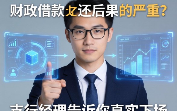 财政借款不还后果有多严重？支行经理告诉你真实下场