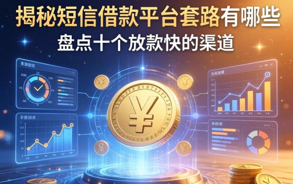 揭秘短信借款平台套路有哪些，盘点十个放款快的渠道