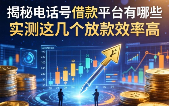 揭秘电话号借款平台有哪些，实测这几个放款效率高