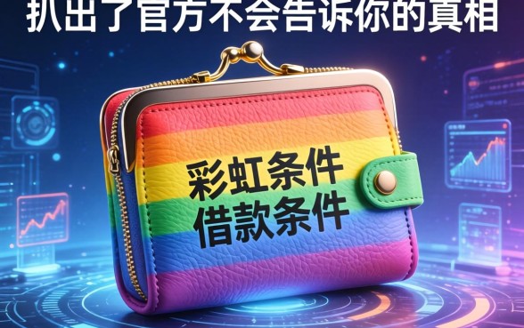 彩虹钱包的借款条件有哪些？我扒出了官方不会告诉你的真相