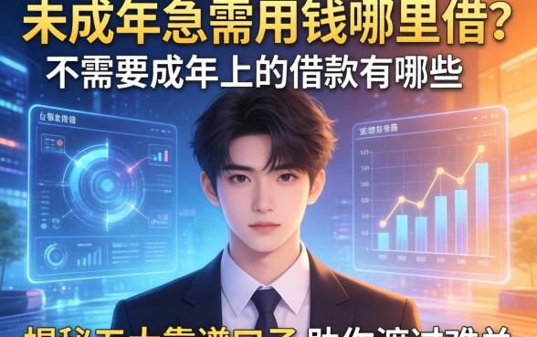未成年急需用钱哪里借？不需要成年的借款有哪些？揭秘五大靠谱口子助你渡过难关