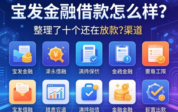 宝发金融借款怎么样？整理了十个还在放款的渠道