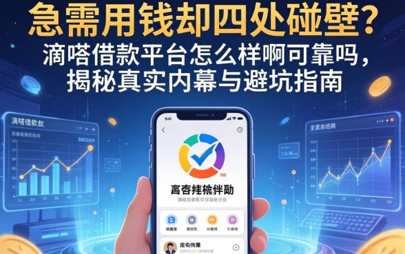 急需用钱却四处碰壁？滴嗒借款平台怎么样啊可靠吗，揭秘真实内幕与避坑指南