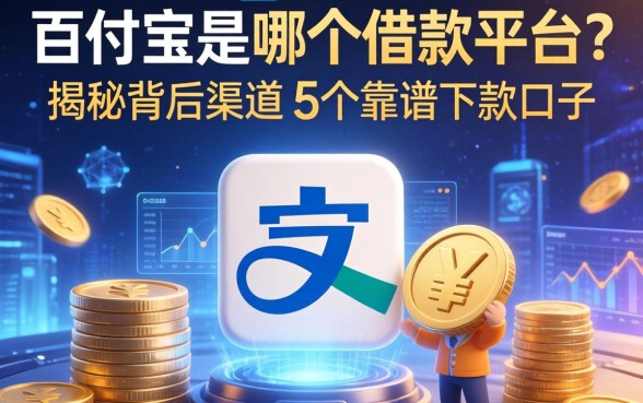 百付宝是哪个借款平台？揭秘背后渠道并推荐5个靠谱下款口子