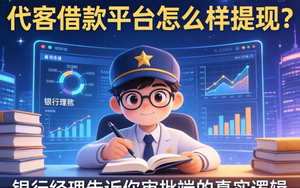 代客借款平台怎么样提现？银行经理告诉你审批端的真实逻辑