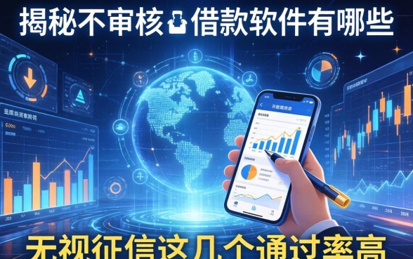 揭秘不审核的借款软件有哪些，无视征信这几个通过率高