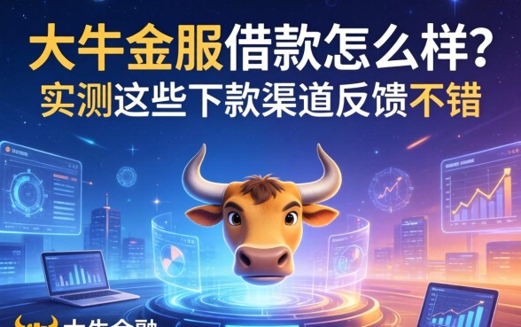 大牛金服借款怎么样?实测这些下款渠道反馈不错