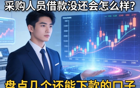 采购人员借款没还会怎么样？盘点几个还能下款的口子