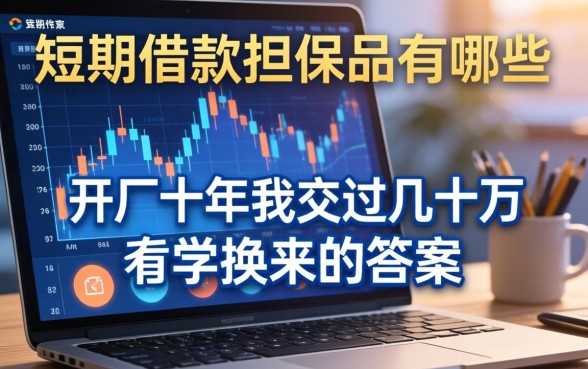 短期借款担保品有哪些？开厂十年我交过几十万学费换来的答案