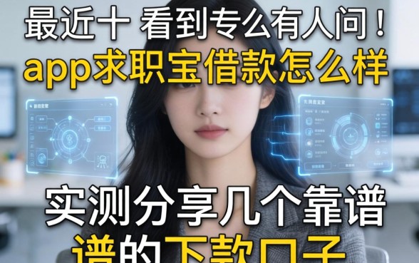 最近看到有人问app求职宝借款怎么样，实测分享几个靠谱的下款口子